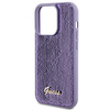 Guess Sequin Script Metal case for iPhone 15 Pro Max - purple