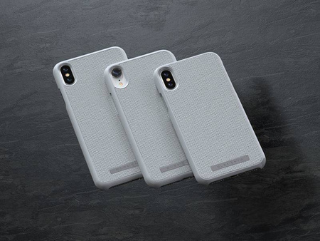 Nordic Elements Original Idun - Materiałowe etui iPhone XR (Light Grey)