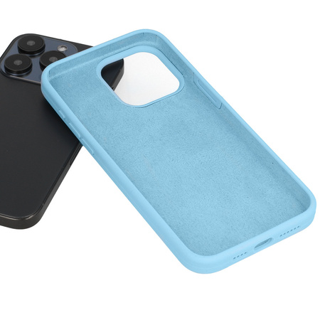 Silicone Lite Case do Samsung Galaxy S24 FE jasnoniebieski