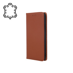 Etui skórzane Smart Pro do Xiaomi Redmi 14C 4G brązowe