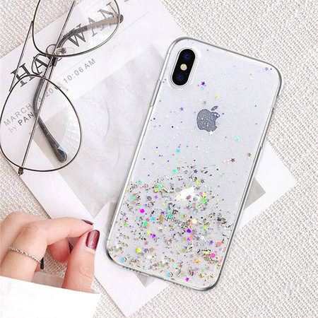 Case XIAOMI 12 5G / 12X 5G Sequins Glue Glitter Case transparent