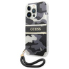 Guess GUHCP13LKCABBK iPhone 13 Pro / 13 6.1 &quot;black / black hardcase Camo Strap Collection