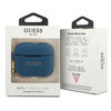 Guess GUACAPSILGLBL AirPods Pro cover niebieski/blue Silicone Glitter