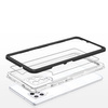 Clear 3in1 Case for Samsung Galaxy A42 5G Frame Gel Cover Black