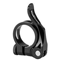 Rockbros 41210092001 bicycle seat clamp with quick release - black