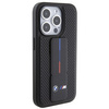 BMW Grip Stand Smooth & Perforated case for iPhone 15 Pro - black