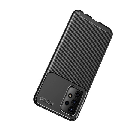 Etui SAMSUNG GALAXY A72 5G Pancerne Shockproof Carbon Fiber czarne