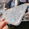 Case SAMSUNG GALAXY A03S Sequins Glue Glitter Case transparent