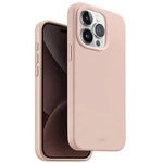 Uniq Lino Hue iPhone 15 Pro 6,1&quot; Hülle Magclick Charging rosa/blush pink