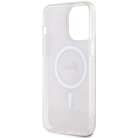 Guess GUHMP14XH4STP iPhone 14 Pro Max 6.7" różowy/pink hardcase 4G MagSafe