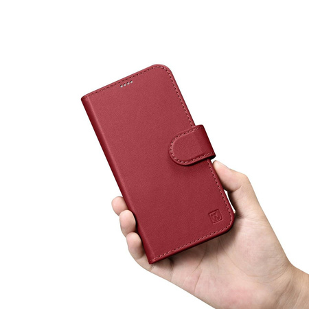 iCarer Wallet Case 2in1 iPhone 14 Flip Leather Cover Anti-RFID red (WMI14220725-RD)