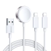 Joyroom S-IW007 3-in-1 cable USB-A magnetic charger - Lightning 1.2m - white