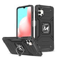 Wozinsky Ring Armor Tough Hybrid Case Cover + Magnethalterung für Samsung Galaxy A53 5G Schwarz