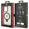 Ferrari FEHMP15XUSCAH iPhone 15 Pro Max 6,7&quot; transparentes Hardcase Ring Stand 2023 Kollektion MagSafe