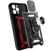 Hybrid Armor Camshield case for Huawei nova Y90 armored case with camera cover black