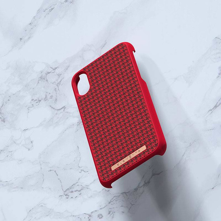 Nordic Elements Saeson Idun - Materiałowe etui iPhone Xs / X (Red)