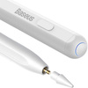 Baseus Smooth Writing 2 Overseas Edition Stylus mit aktiver Spitze für iPad mit USB-C-Kabel und austauschbarer Spitze – Weiß