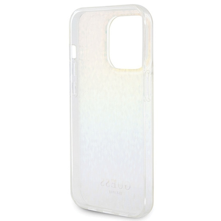 Etui Guess IML Faceted Mirror Disco Iridescent na iPhone 15 Pro - wielokolorowe