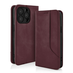 Case SAMSUNG GALAXY A40 Prime Book maroon