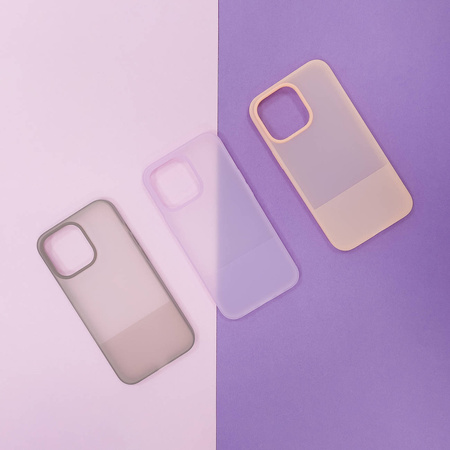 Kingxbar Plain Series case cover for iPhone 13 silicone cover purple