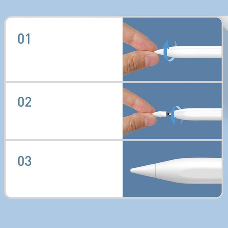 Baseus 2x replacment stylus tips for Baseus SXBC000002 white (SXBC010002)