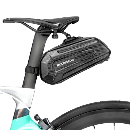 Rockbros B69 bicycle saddle bag 1.8l with easy release system - black