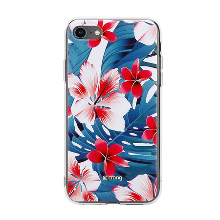 Crong Flower Case – Etui iPhone SE 2020 / 8 / 7 (wzór 03)