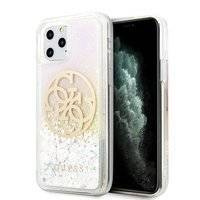 Guess GUHCN58LGIRGP iPhone 11 Pro hard case Gradient Liquid Glitter Circle Logo