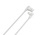 KABEL MX CORNER FAST CHARGE LIGHTNING 2.4A / 1m, WHITE / BIAŁY, KĄTOWY