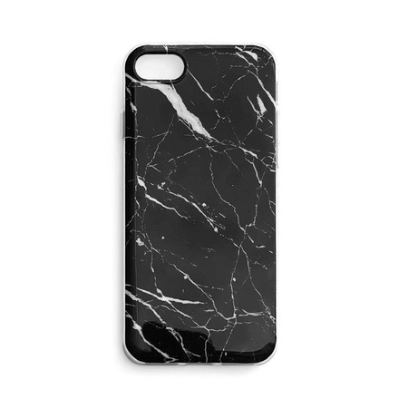 Wozinsky Marble TPU Cover Gel Marmor für Samsung Galaxy A73 schwarz