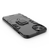 Ring Armor case for iPhone 14 Plus armored cover magnetic holder ring black