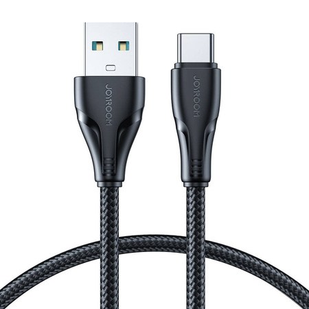 Joyroom USB - USB C 3A Kabel Surpass Series für schnelles Aufladen und Datenübertragung 1,2 m schwarz (S-UC027A11)