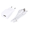 Maxlife ładowarka sieciowa MXTC-01 1x USB 1A biała + kabel USB-C