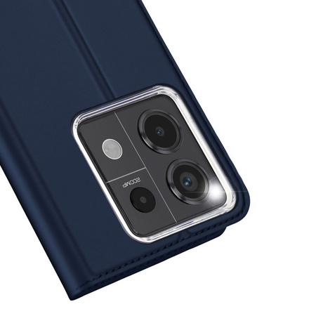 Dux Ducis Skin Pro Hülle mit Klappe und Kartenfach für Xiaomi Redmi Note 13 Pro 5G – blau