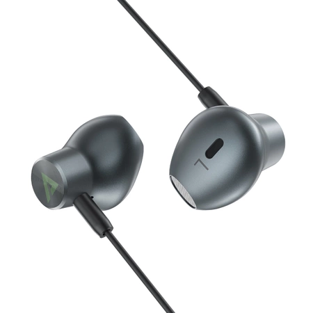 Acefast L1 in-ear headphones with 1.2 m Lightning connector - black