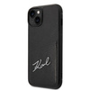 Karl Lagerfeld Signature Logo Cardslot - Etui iPhone 14 Plus (czarny)