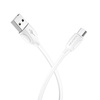 Borofone Kabel BX19 Benefit - USB na Micro USB - 2,4A 1 metr biały