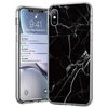 Wozinsky Marble żelowe etui pokrowiec marmur Xiaomi Mi 10 Lite czarny