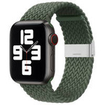 Strap Fabric replacement band strap for Watch 6 / 5 / 4 / 3 / 2 (40mm / 38mm) braided cloth bracelet green