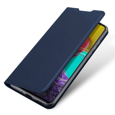 Etui SAMSUNG GALAXY M53 5G z Klapką Eko Skóra Dux Ducis Skin Leather granatowe