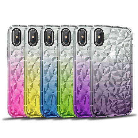 Etui Diamond Ombre SAMSUNG J6+ J6 PLUS limonkowe