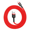 Baseus Cafule Cable - Kabel połączeniowy USB do Lightning, 2.4 A, 1 m (czerwony)