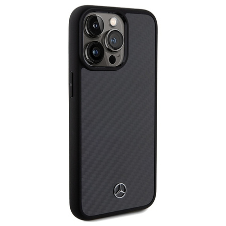 Oryginalne Etui MERCEDES hardcase Carbon Fiber Dynamic MEHCP15XRCABK do Iphone 15 Pro Max Czarny