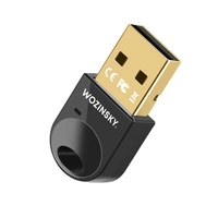 Mini Bluetooth 5.4 Adapter Wozinsky WUSB54YS USB-A Empfänger Sender für Computer – Schwarz