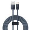 Baseus iPhone USB cable - Lightning 2m, 2.4A gray (CALD000516)