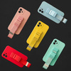 Rope Case silikonowe etui ze smyczą torebka smycz pasek do Samsung Galaxy A23 czerwony