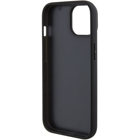 BMW Leather Hot Stamp case for iPhone 15 - black