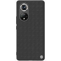 Nillkin Textured Case eine strapazierfähige, verstärkte Hülle mit Gelrahmen und Nylon auf der Rückseite Honor 50 Pro schwarz