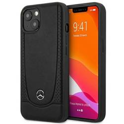 Schutzhülle IPHONE 14 PLUS Mercedes Leather Urban Line (MEHCP14MARMBK) schwarz