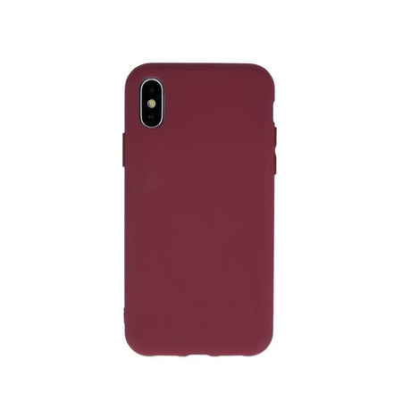 Etui IPHONE 11 Silicone case elastyczne silikonowe burgundowe